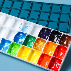 Silicone Flip Cover Watercolor Palette 12-48 Grids