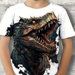 Kids Dinosaur 3D Print Tee