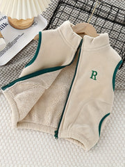 Girls Warm Sleeveless Jacket Vest For Spring Fall Winter