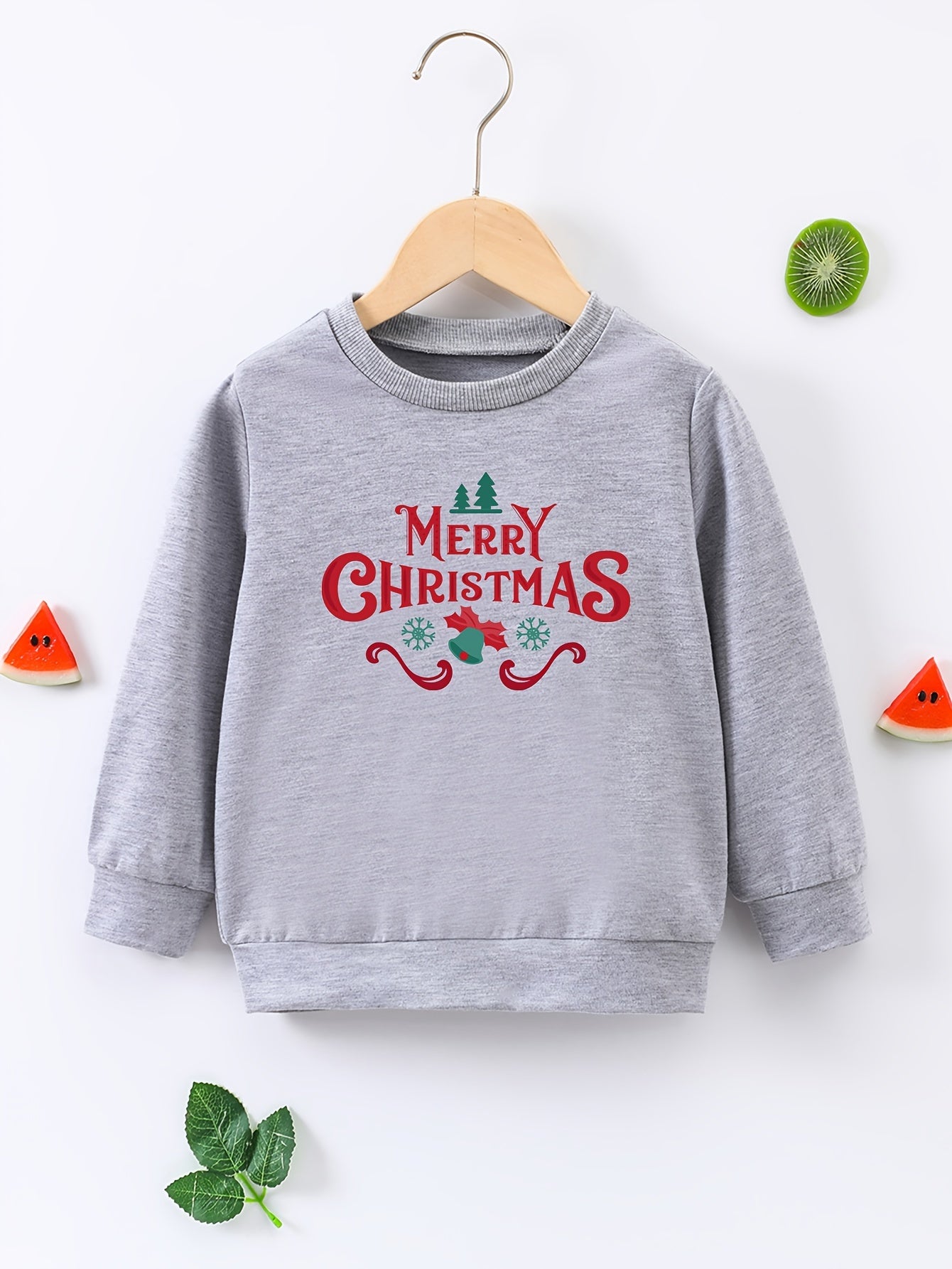 Christmas Style Boys Sweatshirt Kids Long Sleeve Pullover For Winter