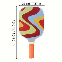 Striped Carbon Fiber Pickleball Racket Set Outdoor Sports
