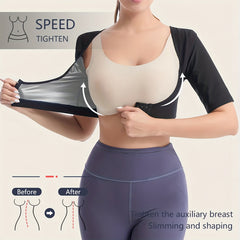 Sauna Suit Push Up Sports Bra Vest Support Belt Yoga Fitness Underwear