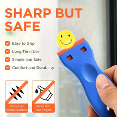 Plastic Razor Blade Scrapers 10pcs Blades Paint Removal Scraper Glue Removal