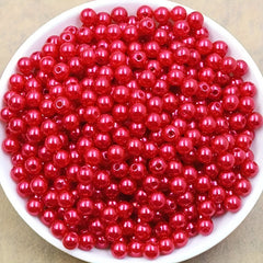 500pcs Christmas Red Green Pearls Sprinkle Paper DIY Jewelry Making Craft