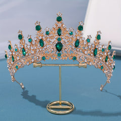 Bridal Rhinestone Crown Wedding Headwear Updo Princess Style Accessories