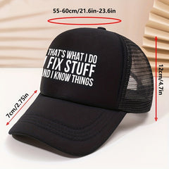 Summer Mesh Baseball Cap Breathable Sunshade Hat