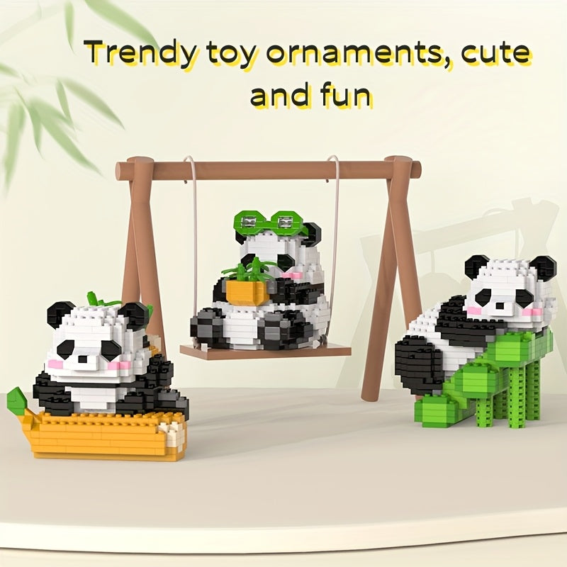 Panda Brick Set 2800pcs Micro Bead Building Blocks Toy Figurine Collectible