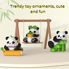 Panda Brick Set 2800pcs Micro Bead Building Blocks Toy Figurine Collectible