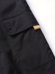 Solid Cargo Pants Men's Trousers Loose Casual Outdoor Work Pants