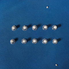 10pcs Faux Pearl Spiral Hair Ring Charm Bridal Hair Accessories