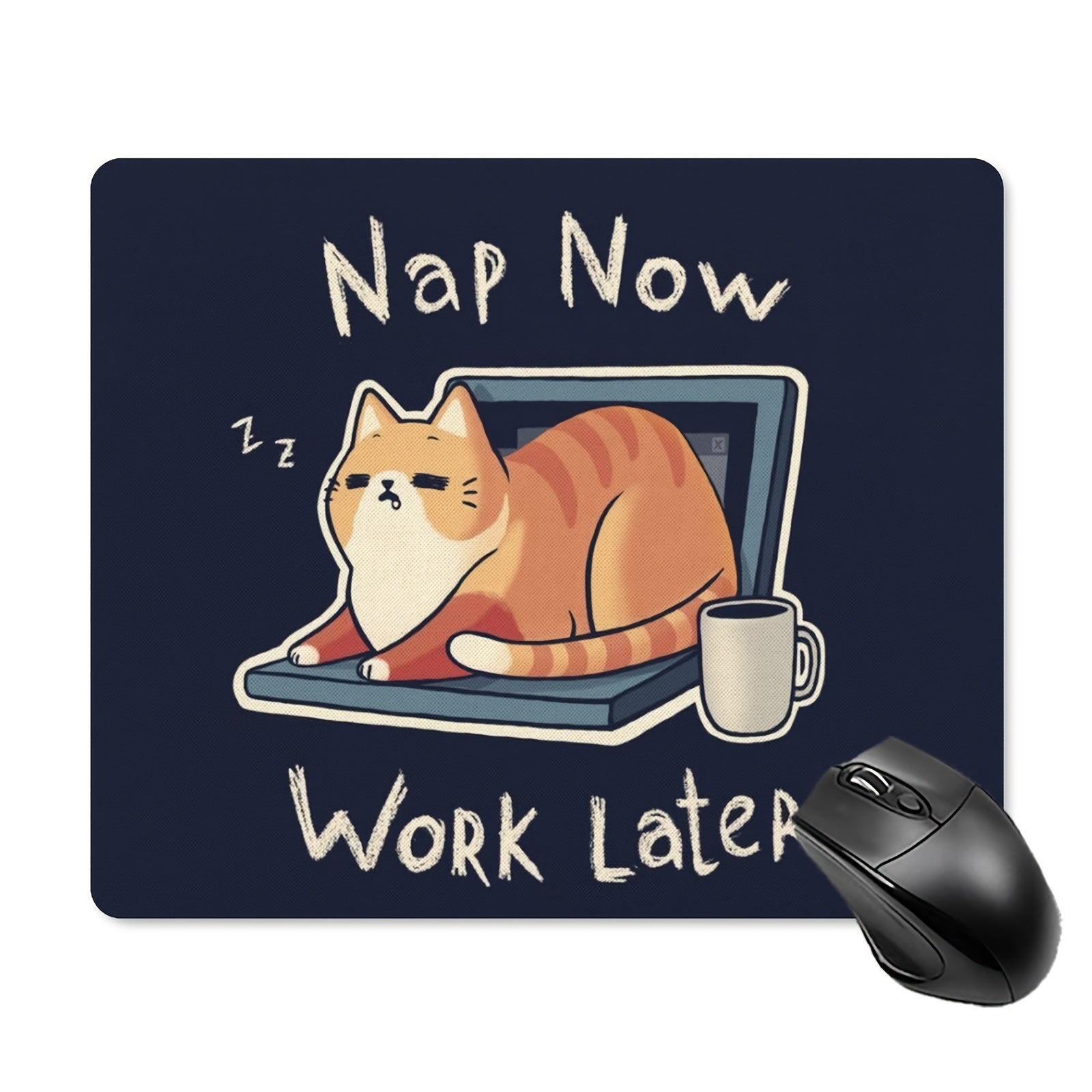 Funny Animal Gaming Mouse Mat 7x8 6 Inch Non Slip Rubber Base Thick Mousepad
