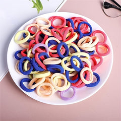 50pcs Girls Hair Band No Crease Hair Tie Holder Hair Rope