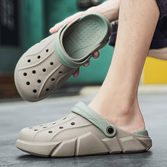 Men's Lightweight Non-Slip Closed Toe Clogs