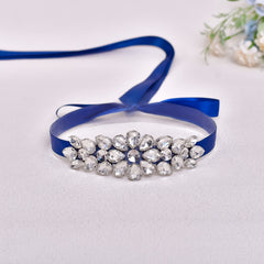 Large Rhinestone Belt Bridal Wedding Waist Ornament