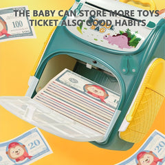 Children's Piggy Bank Toy E-money Coin Bank with Password Protection