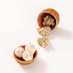 8pcs Dollhouse Ginger Garlic Basket Mini Farm Food Model