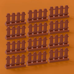 12pcs Toy Railing Brick Parts Set Gift for Kids