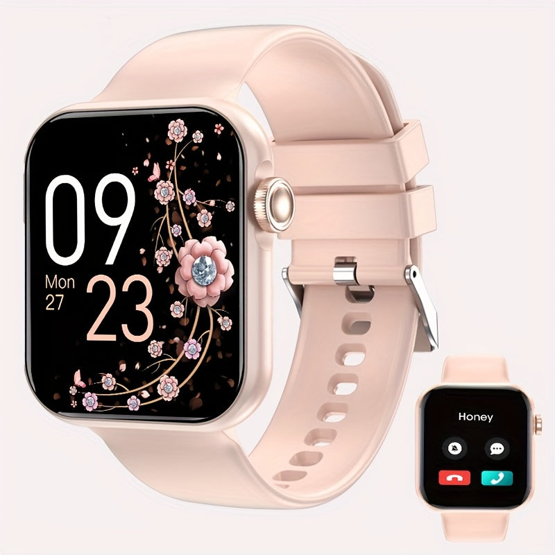Unisex Smartwatch 1.83 Inch Full Screen Voice Call Wireless Smartwatch