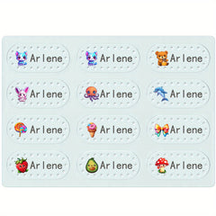 Custom Name Stickers for Kids School Clothes and Bags