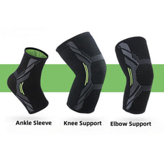 Knitted Nylon Sports Knee Pad for Cycling Running Fitness - Men and Women