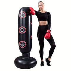 Inflatable Boxing Column Punching Bag Toy Fitness Sandbag