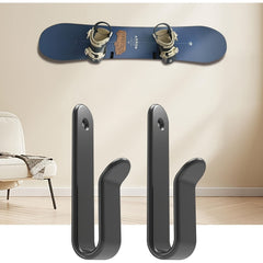 Horizontal Snowboard Wall Mount Clips, Snowboard Storage Rack