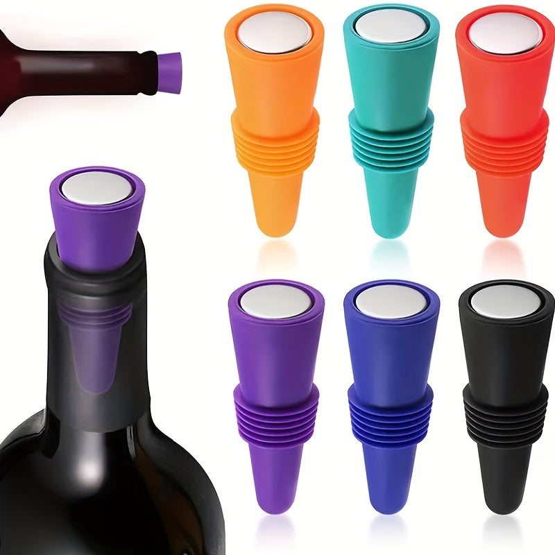 Leak Proof Silicone Wine Bottle Stopper for Whisky Champagne Beer