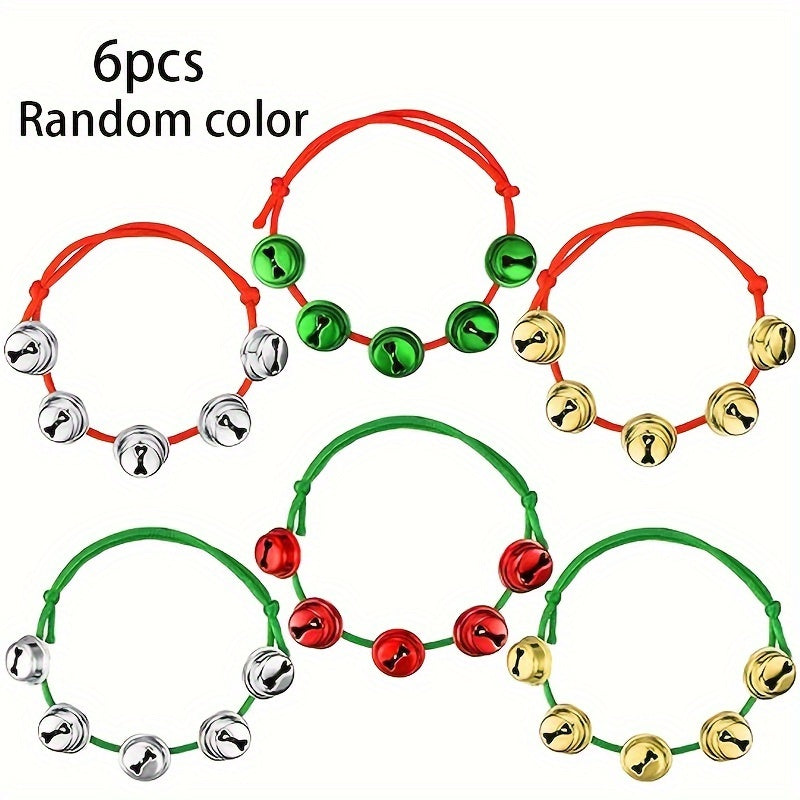 Christmas Bell Bracelet Jingle Bell Adjustable Holiday Fun Gift