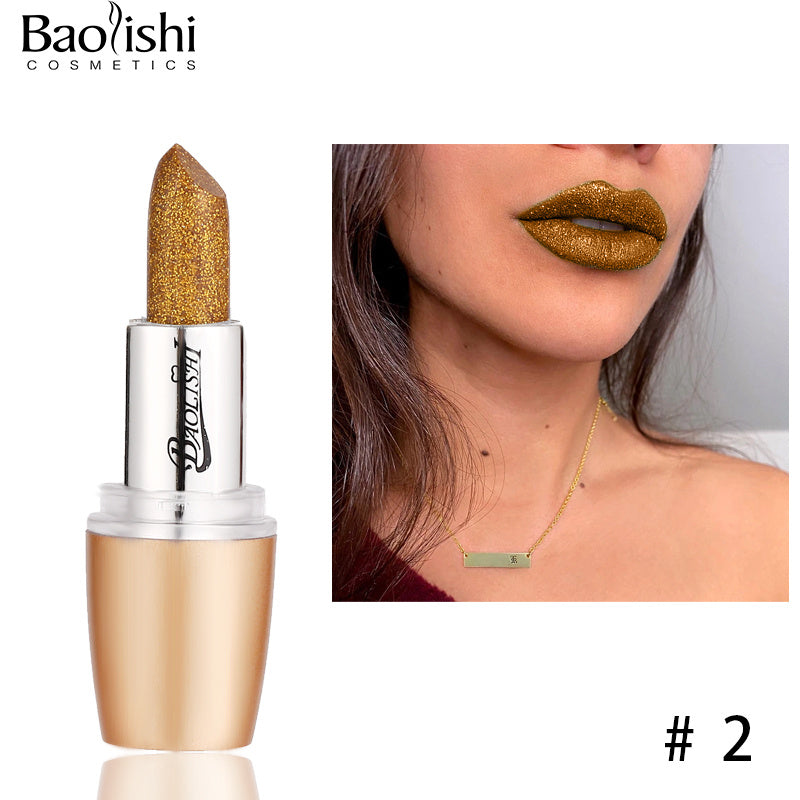 Temperature Changing Jelly Lipstick Golden Tube Packaging