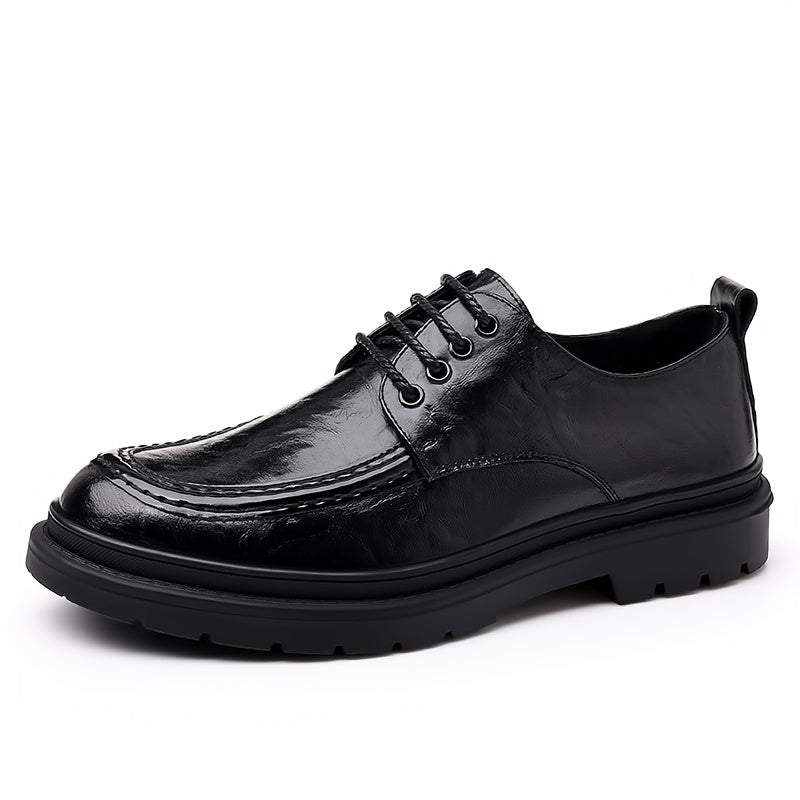 Men Leather Loafer Shoes Slip On Lightweight Dress Shoes