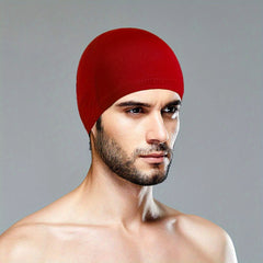 Unisex Swim Caps Waterproof Bathing Cap