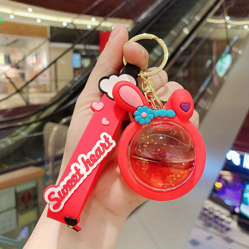 Rabbit Crystal Key Chain for Kids