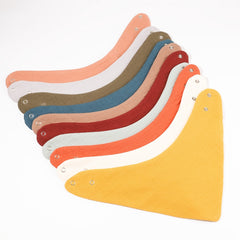 Casual Plain Bib Triangle Scarf Bib Baby Girls Accessory