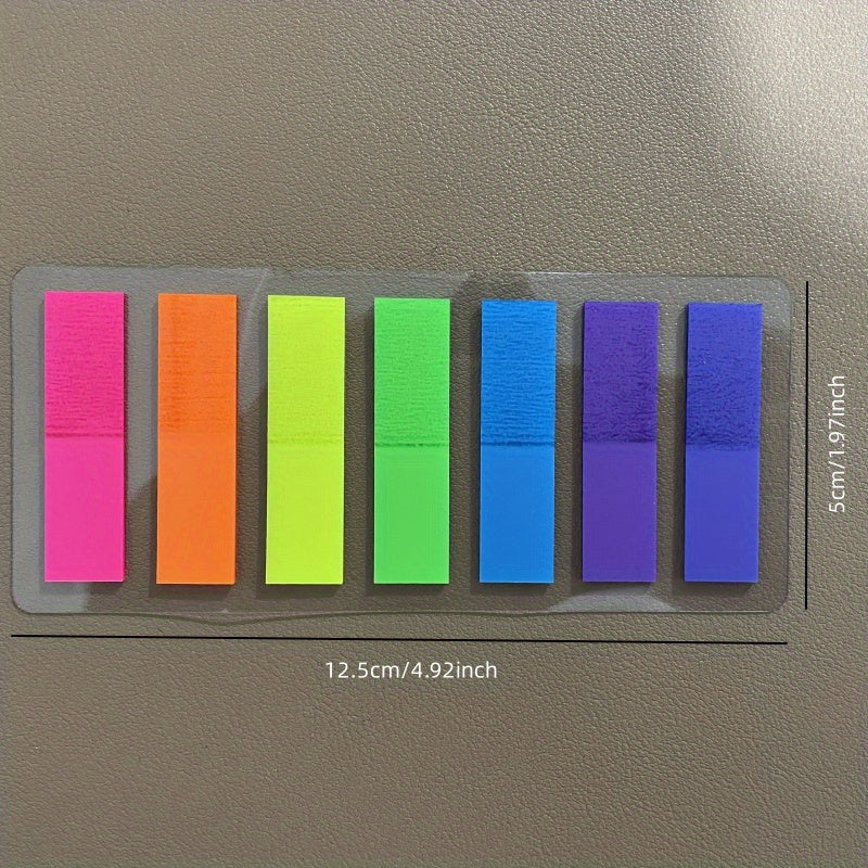 Transparent Sticky Notes Fluorescent Bar Index Stickers