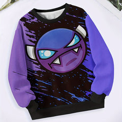 Girls Cartoon Monster Long Sleeve Sweatshirt Spring Fall Sports Gift