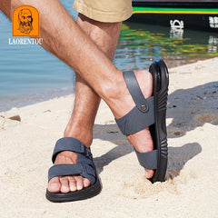 Men's Hiking Sandals Durable Outdoor Beach Water Shoes