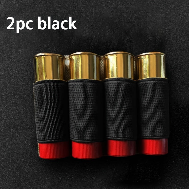 2pcs Ammo Storage Hook And Loop 4-hole Shell Holder