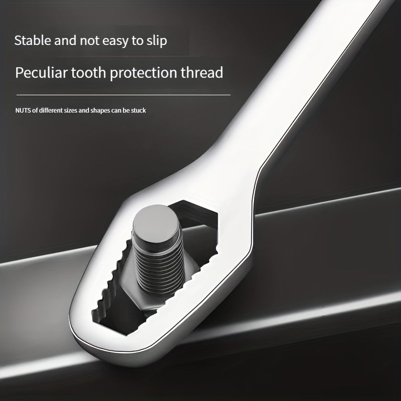 Adjustable Cross Wrench Ratchet Tool for Car Motorcycle Bicycle Repairs