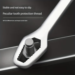 Adjustable Cross Wrench Ratchet Tool for Car Motorcycle Bicycle Repairs