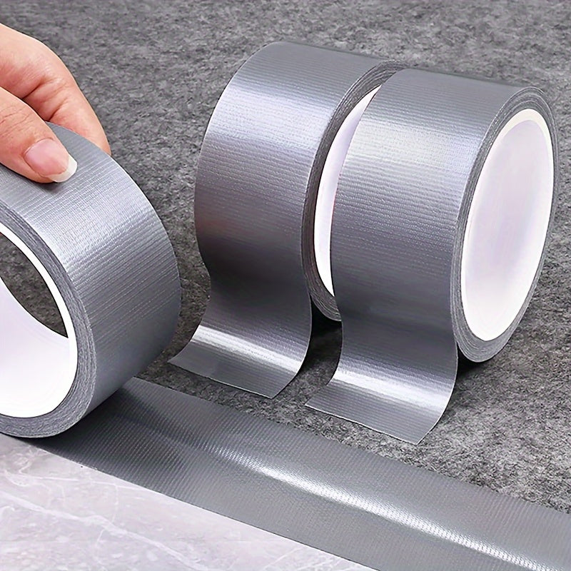 10m 393 7inch Waterproof Silver Cloth Tape - Strong Thickened Industrial Tape