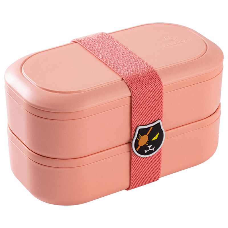 Japanese Style Bento Box 3 Grid Divided Lunch Box with Tableware
