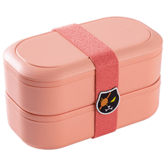 Japanese Style Bento Box 3 Grid Divided Lunch Box with Tableware