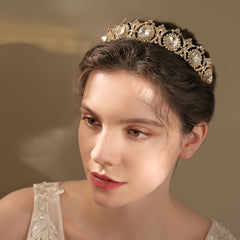 Rhinestone Tiara Crown Wedding Hair Jewelry