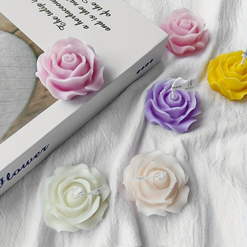 Romantic Rose Scented Candle for Bedroom Ornaments
