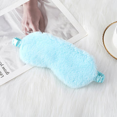 Winter Plush Sleep Eye Mask Blackout Breathable Comfortable Rest