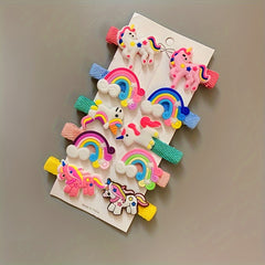 10pcs Sweet Hair Clip Baby Hair Accessories Hairpin Set