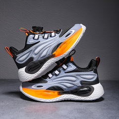 Boy's Block Basketball Shoes, Comfy Breathable Sneakers