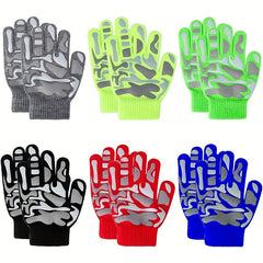 1 Pair Kids Winter Magic Gloves Warm Children's Soft Cozy Knit Gloves