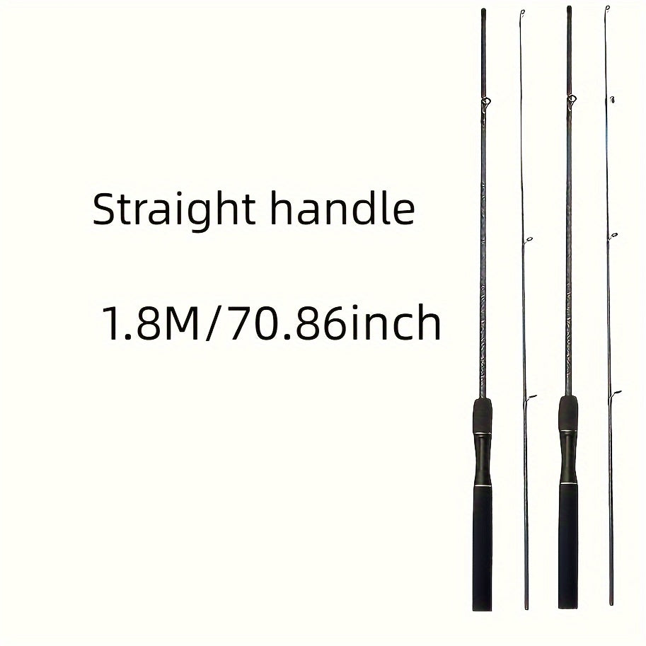 8ft 2in Glass Fiber Fishing Rod M Medium Spinning Casting Rod