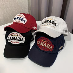 Retro Drawstring Baseball Cap Men's Soft Top Embroidery Patch Cap